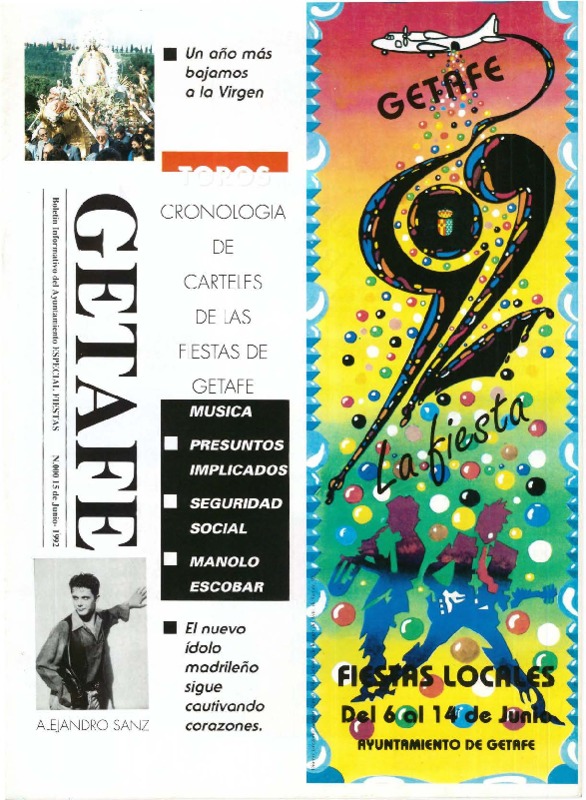 Fiestas patronales en honor a Nuestra Señora de los Ángeles 1992 Getafe